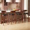 Costway 30.5" Bar Stool Set of 2/4 with Curved Backrest & Footrest Counter Height Stools